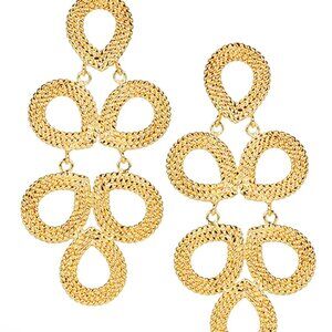 *LIKE NEW*  Lisi Lerch Ginger Earrings in Traditional Gold Color